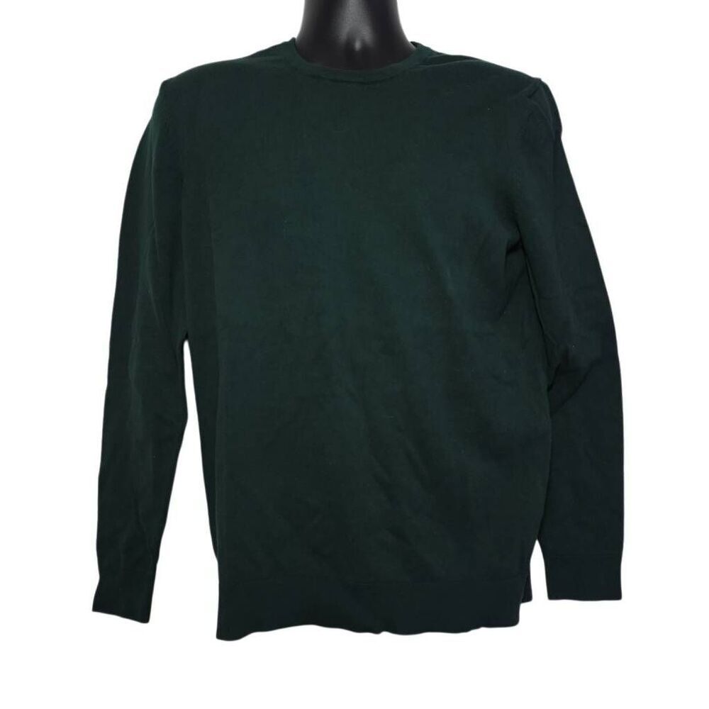 Alfani Men's Size Large Dark Green Lightweight Pullover Sweater